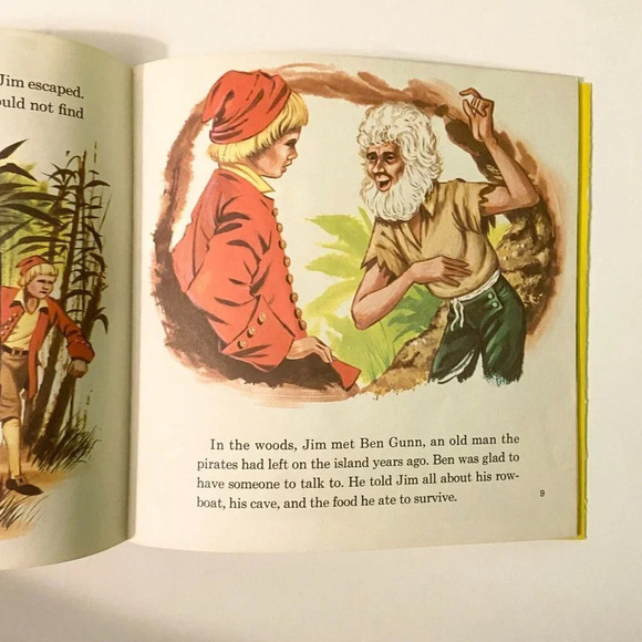 Vintage 1971 Disney Treasure Island  7 Inch Record and Book - Picture 8 of 14
